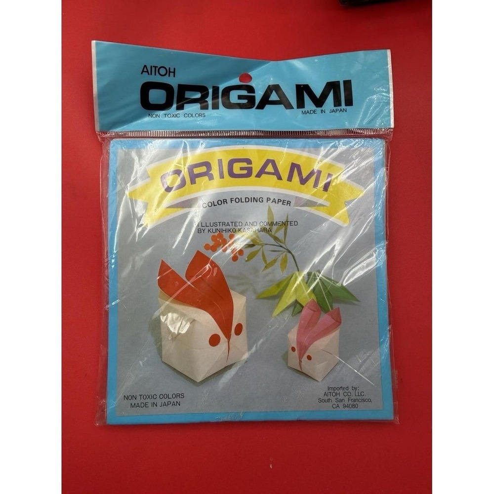 Aitoh Origami Color Folding Paper Unisex 5 7/8" Multicolor New 100 Sheets OG-4